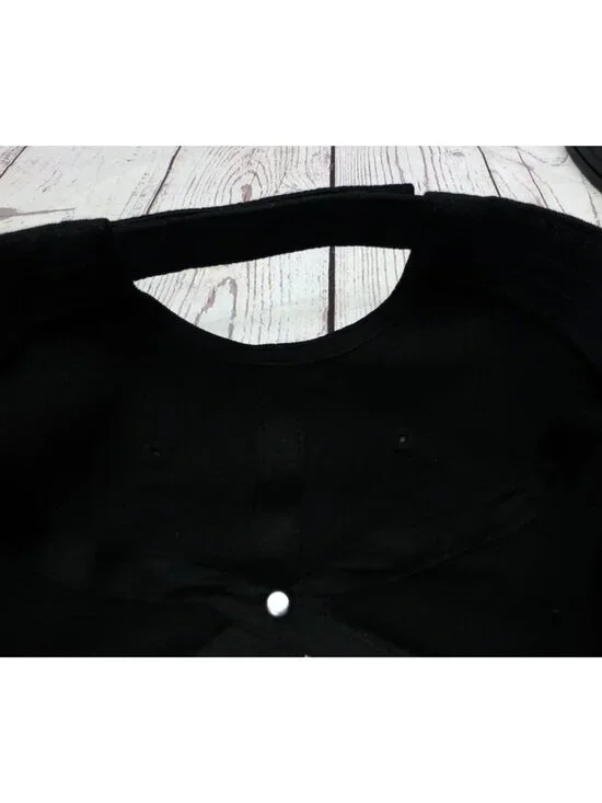 Chevrolet Embroidered Bow Tie Logo Black Adjustable Baseball Cap - Picture 9 of 10